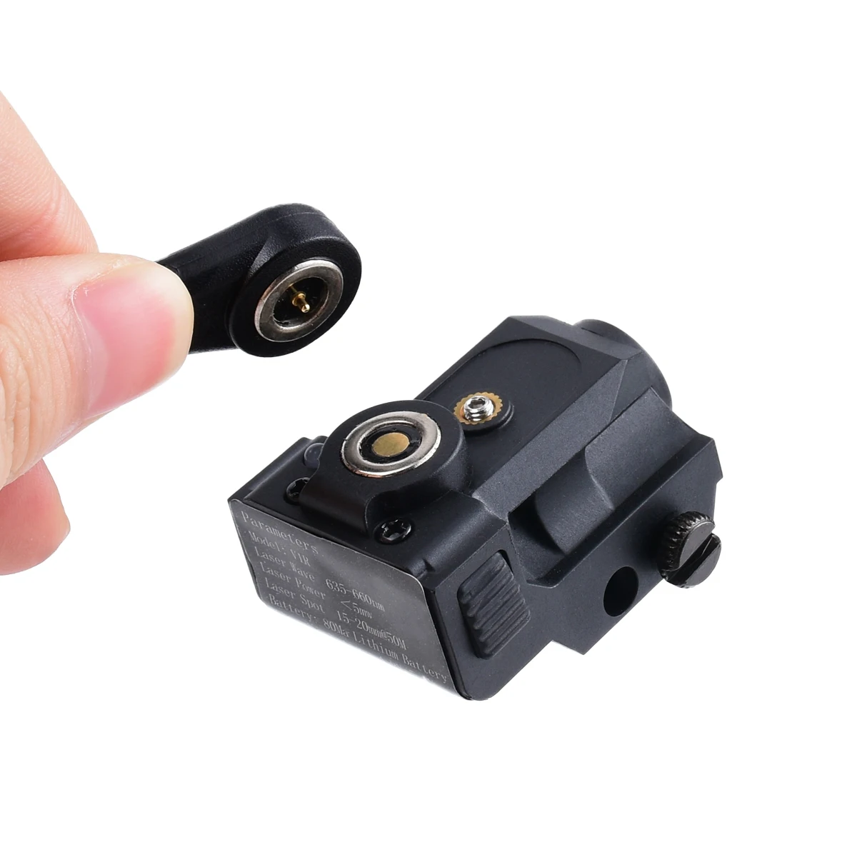 USB verde la-ser para Glock 43X 19 G43X MOS rojo la-ser mira magnética recargable para pistola Picatinny compacto de perfil bajo - imagen 2