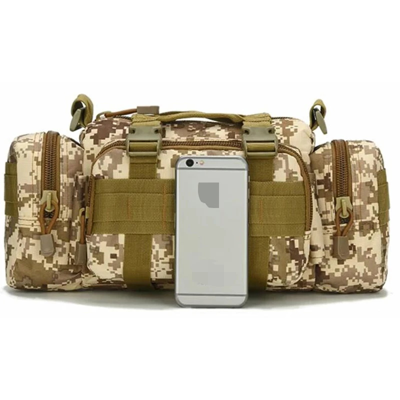 Riñonera militar táctica para hombre, bolsas de hombro militares impermeables para acampar, senderismo, escalada al aire libre, bolsas Molle para el pecho de viaje - imagen 3