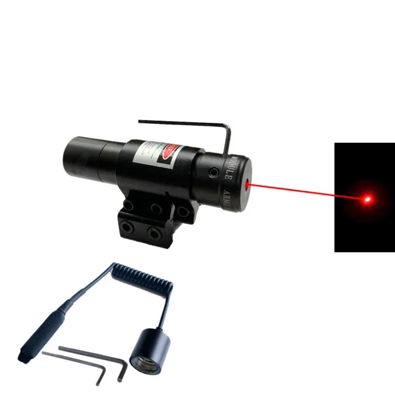 Mira láser punto rojo recargable para pistola riel Picatinny - imagen 5