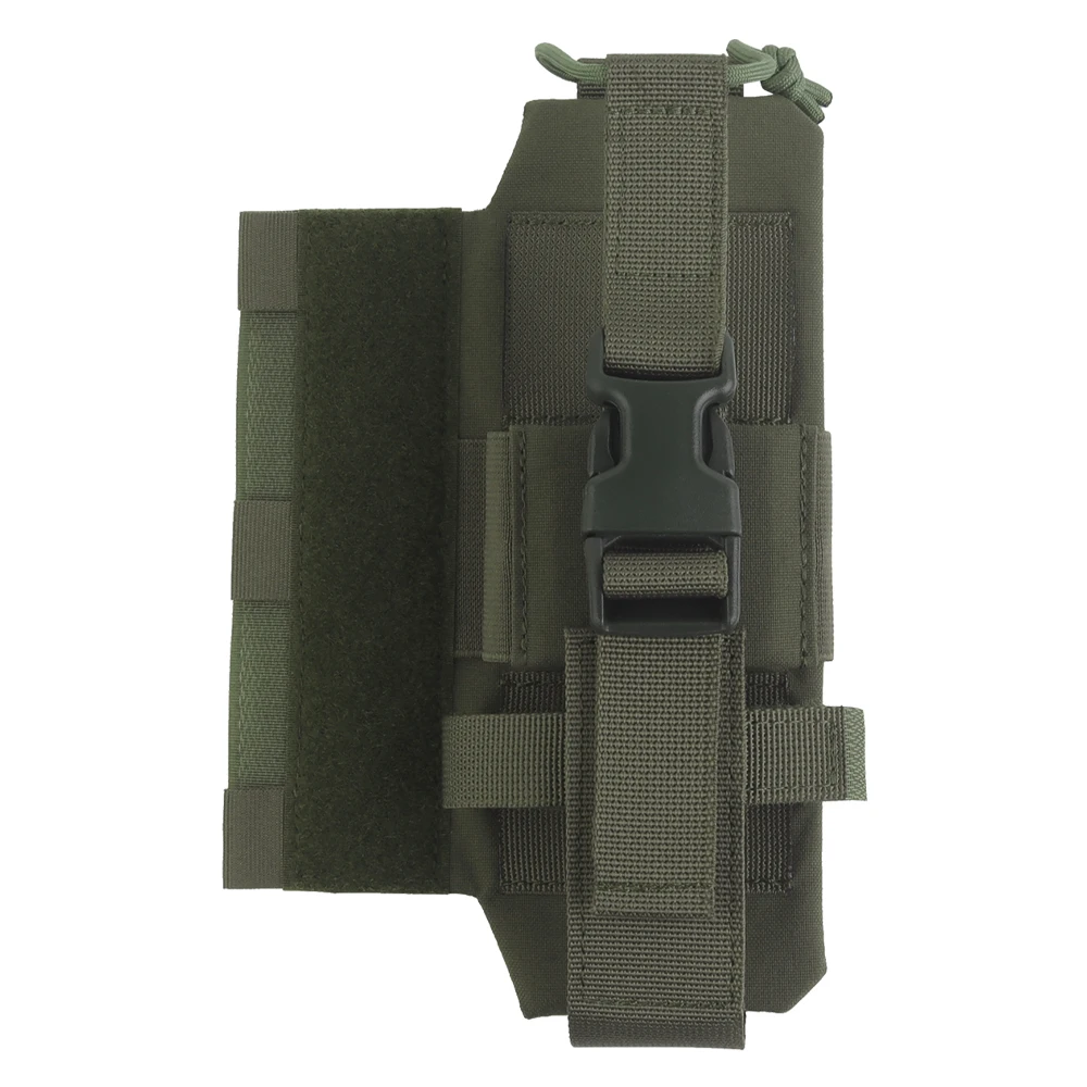 OPHIDIAN Tac Radio bolsa estilo R ajustable al aire libre caza Walkie Talkie titular Airsoft chaleco placa portador interfono almacenamiento G - imagen 2