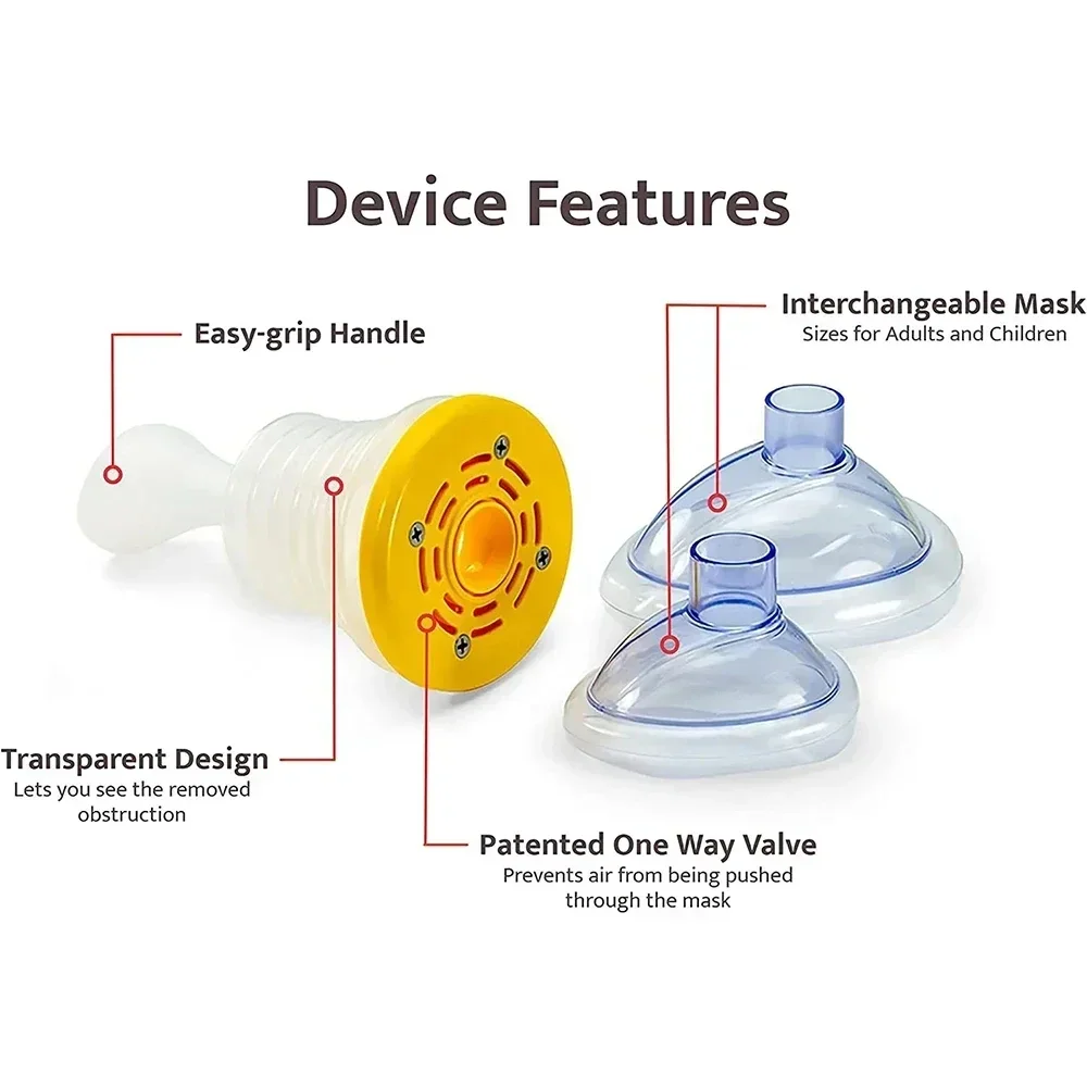 LifVac dispositivo CPR antiasfixia portátil para adultos y niños - imagen 4