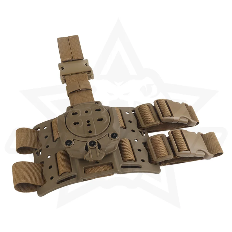 OPHIDIAN-plataforma para muslo con funda de caza, adaptador de Base de 360 grados de rotación para pistola de caza, Kit de base para pierna caída - imagen 5