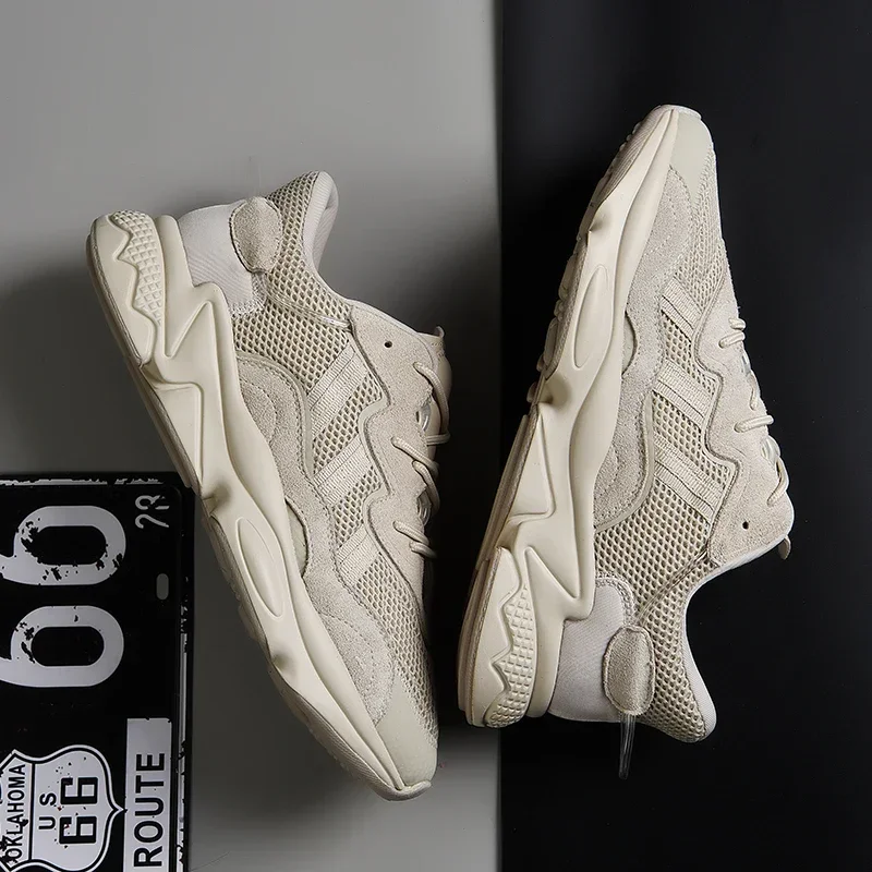 2025 zapatos informales para hombre, zapatillas de deporte informales para hombre, Tenis, zapatos de lujo, zapatillas de entrenamiento para carreras, zapatos transpirables, mocasines de moda para correr - imagen 2