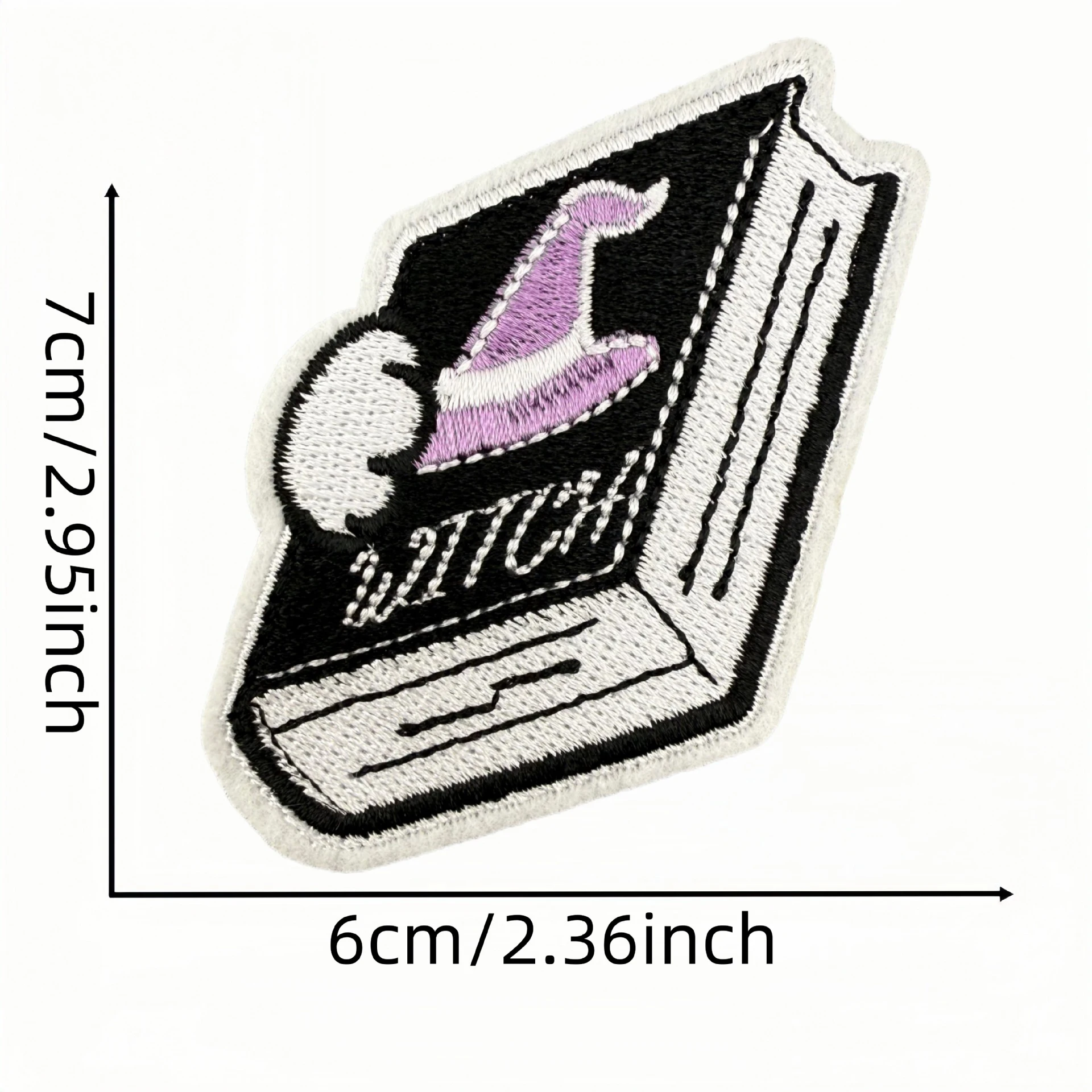 10 Uds. Parche de dibujos animados/libro, parches bordados para ropa, parches para planchar para ropa, chaquetas DIY, pantalones vaqueros, insignias bordadas para coser - imagen 5