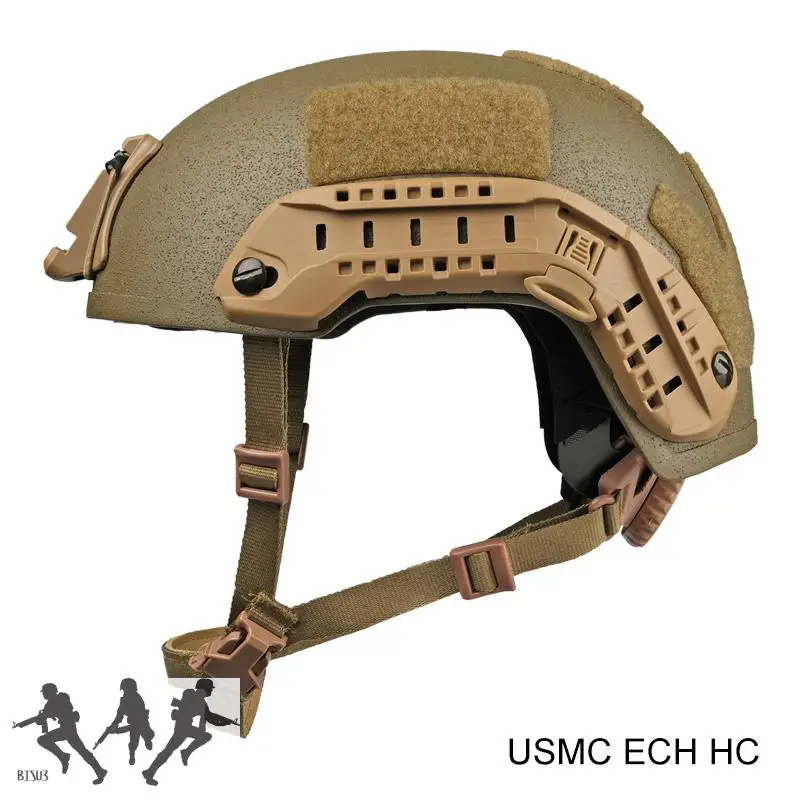 Casco táctico ECH de fibra de vidrio de corte alto, edición de acción, edición pesada, MICH2001, juego de Paintball, nuevo - imagen 4
