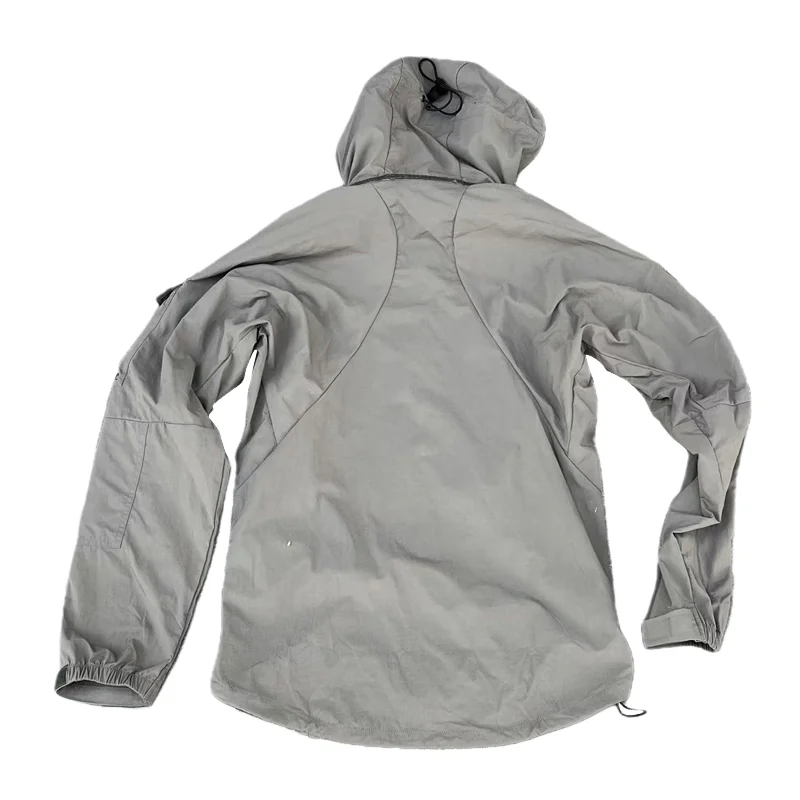 Chaqueta softshell gris PCU Generación L5 con capucha impermeable
