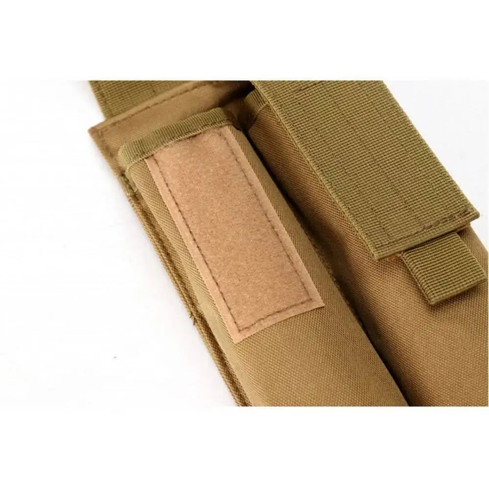 Bolsa doble para revistas P90, soporte para MP7 MAG, Panel táctico MOLLE, cierre de gancho y bucle, equipo Airsoft para Paintball - imagen 4