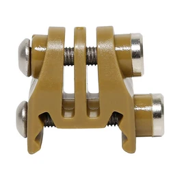 Adaptador de montaje en riel Picatinny táctico de 20mm para caza Airsoft GoPro EKEN DJI OSMO cámara de acción deportiva fotografía de juego CS