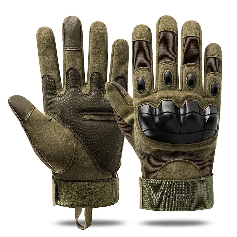 Guantes tácticos militares, guantes de tiro, diseño táctil, protección deportiva, fitness, caza en motocicleta, guantes de senderismo con todos los dedos - imagen 2