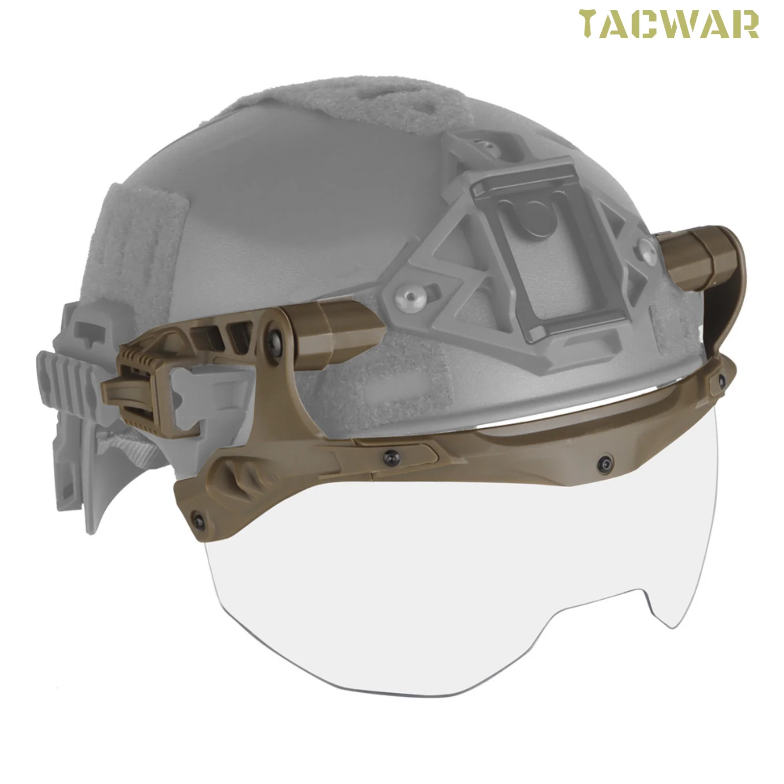 Gafas con tapa para casco Wendy 3,0, casco táctico, gafas protectoras con montaje en riel para caza, Airsoft, CS, entrenamiento, Cosplay