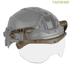 Gafas con tapa para casco Wendy 3,0, casco táctico, gafas protectoras con montaje en riel para caza, Airsoft, CS, entrenamiento, Cosplay