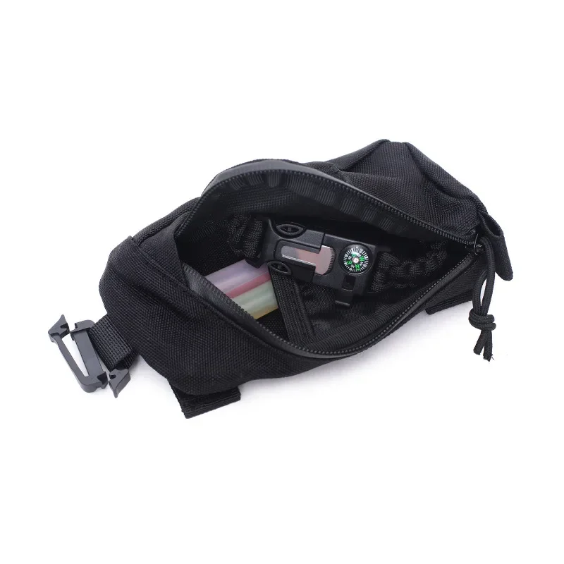 Mochila MOLLE, bolso con correa para el hombro, bolsa para herramientas EDC, soporte para teléfono, deportes al aire libre, Camping, senderismo, accesorios de caza, riñonera - imagen 5