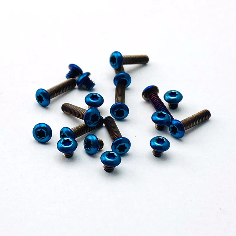 Tornillos T6 Torx de acero inoxidable, cabezal de botón, Clip para cuchillo de bolsillo, accesorios para MANGO, 10 piezas - imagen 2