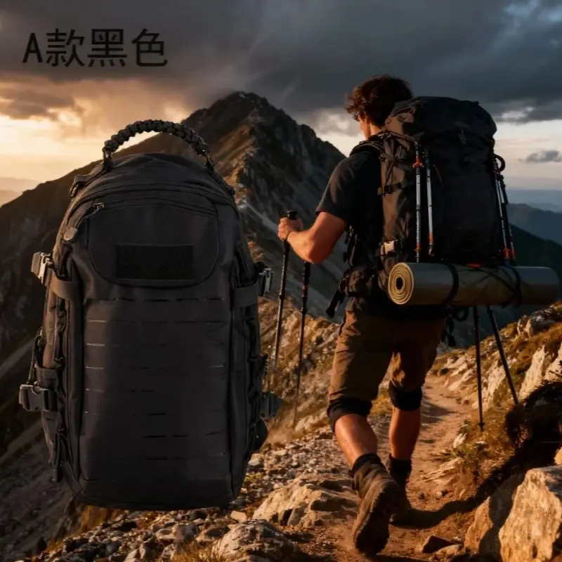 Mochila táctica impermeable MOLLE para montañismo y senderismo