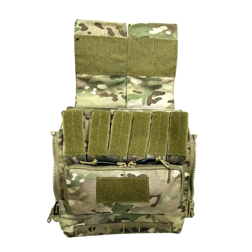 TCmaoyi-Chaleco táctico de caza, paquete de Panel trasero, bolsa de Panel trasero con cremallera, adecuado para portador de placa AVS CPC JPC2.0 - imagen 3