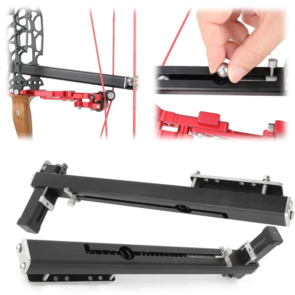 Lanzador de bolas de acero para arco compuesto de doble propósito fuego continuo 12 aleación de aluminio caza tiro con arco objetivo