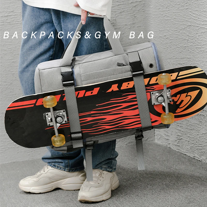 Deportes al aire libre monopatín escalada senderismo bolsa gimnasio Fitness mochila de negocios portátil viaje equipaje bolso Universidad mochila hombres - imagen 2