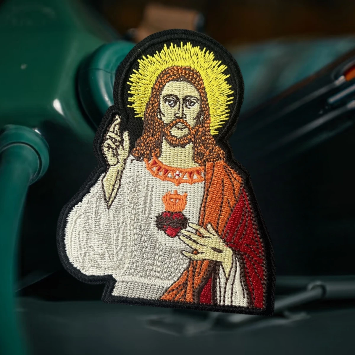 Parche táctico de moral bordado "Jesus", apliques, parches militares de gancho y bucle para ropa, pegatinas personalizadas para mochila - imagen 5