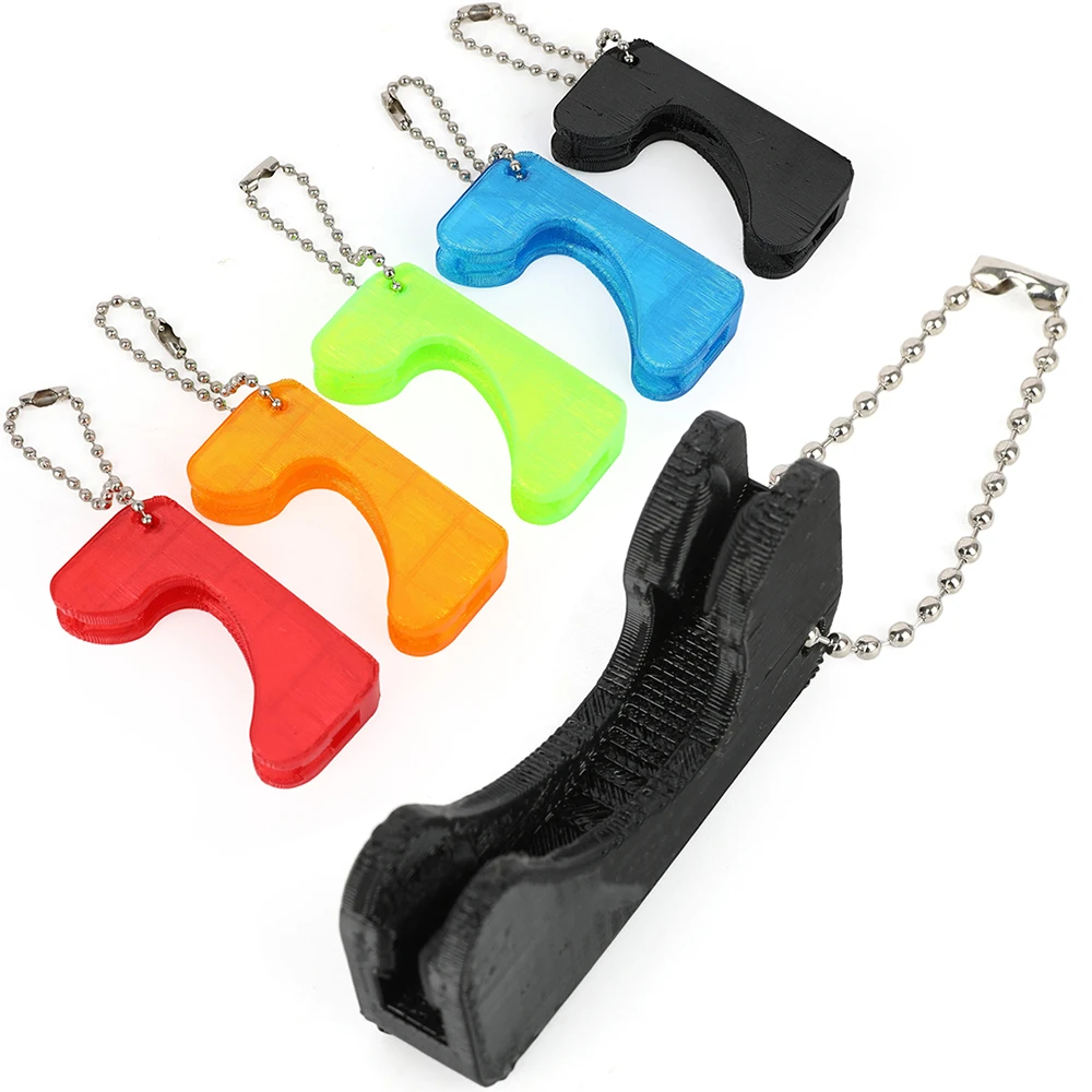 Protector de rueda de polea de arco compuesto PLA duradero para tiro con arco, herramienta de arco compuesto de caza portátil multicolor