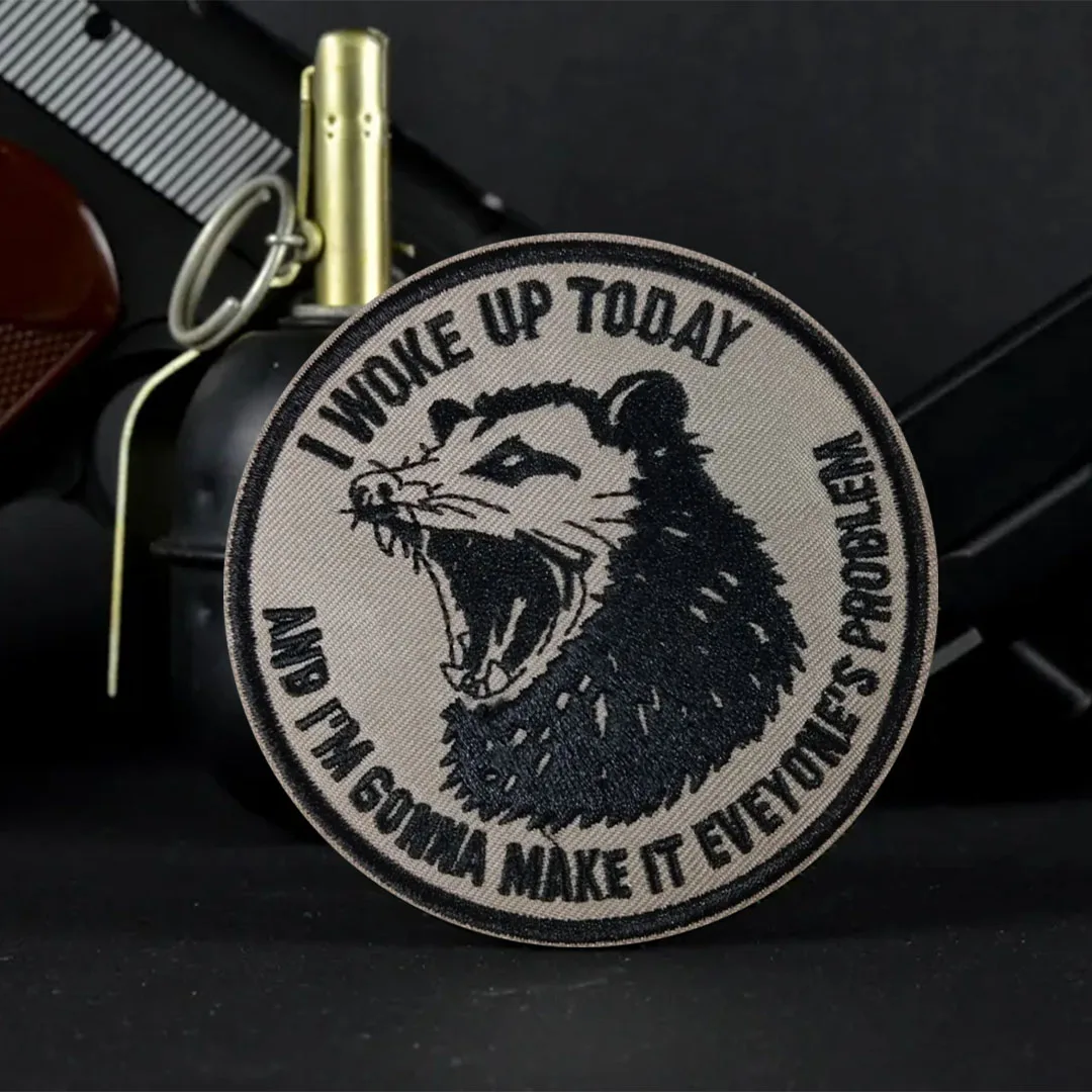 Parches tácticos I'm Gonna Make It All's Morale, parche bordado con gancho y bucle de opossum, insignia militar, brazalete, pegatinas para mochila - imagen 2