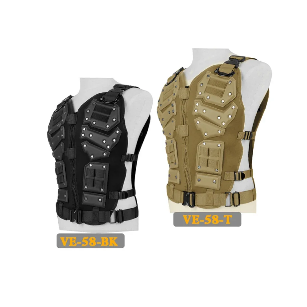 Chaleco táctico MOLLE acolchado EVA para airsoft y paintball - imagen 4