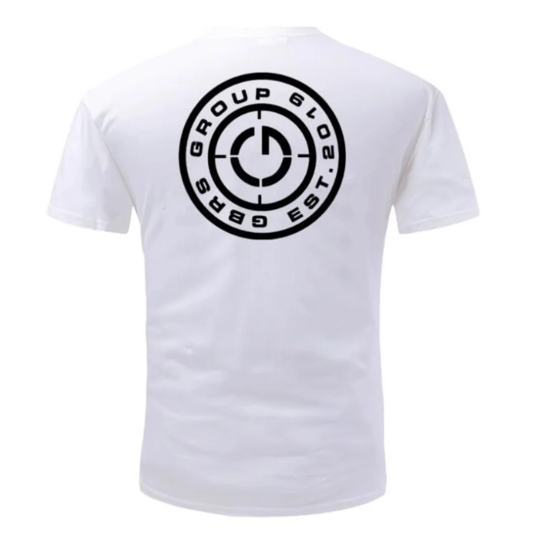 Nuevo tema de seguridad privada estilo GBRS, camiseta de manga corta con cuello redondo y estampado de ojos de toro, manga corta para fanáticos del ejército - imagen 3