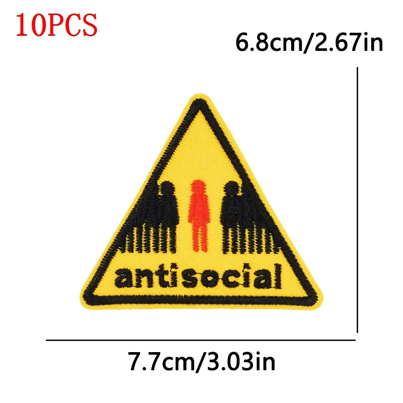 10 unids/set NYC parches bordados para ropa amor hierro en parches para ropa parche termoadhesivo apliques de póker pegatinas DIY - imagen 5