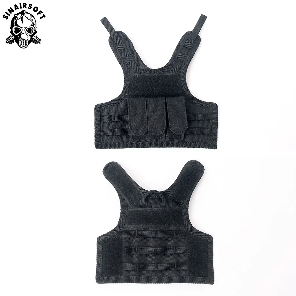 Chaleco táctico para botella de cerveza, minichaleco Molle en miniatura para deportes al aire libre, conjunto mejorado para bebidas, correas de hombro ajustables - imagen 5