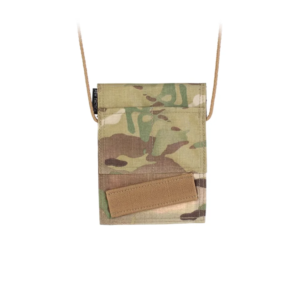 Tarjeta de trabajo táctica al aire libre estilo SS/tarjeta de exposición/portatarjetas de identificación bolsillo para tarjetas en el pecho con cuerda colgante - imagen 3