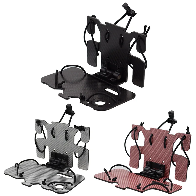 Panel de navegación plegable de fibra de carbono para teléfonos móviles, sistema MOLLE de montaje táctico en espalda y pecho, soporte de navegación, nuevo - imagen 3