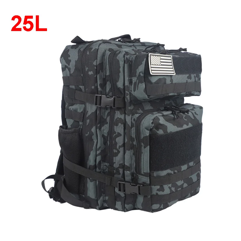 25L Black Camo