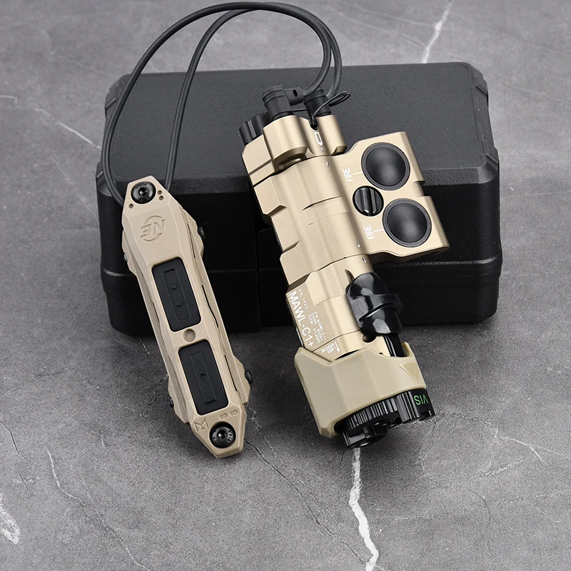 WADSN-linterna láser táctica MAWL C1 + de Metal, luz LED infrarroja blanca con interruptor de enchufe doble, equipo de caza Airsoft - imagen 5