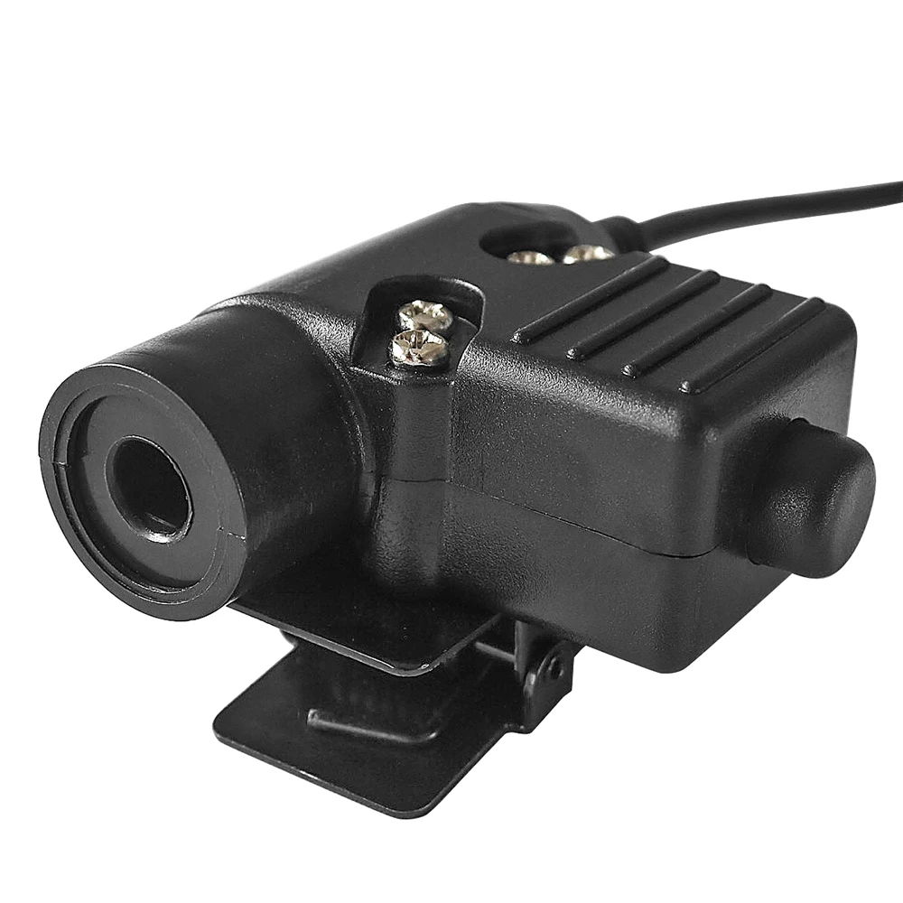 Adaptador de enchufe táctico U94 PTT Kenwood/Comtac Peltor para Midland/auriculares SordinTactical, caza y Tiro, Baofeng UV-5R VU82Radio - imagen 3
