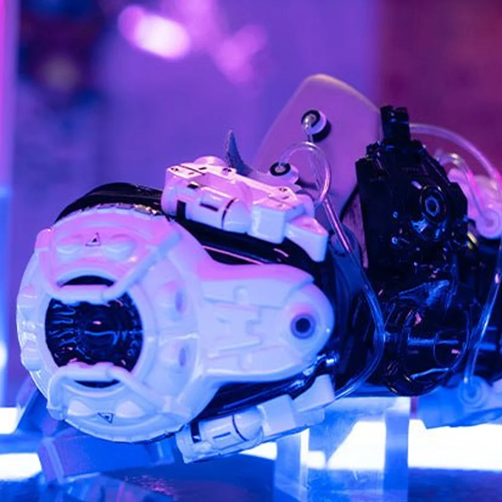 Máscara respiradora Cyberpunk de resina Punk tecnológica para cosplay - imagen 3