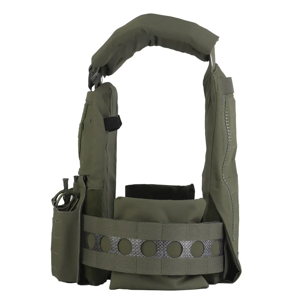 Chaleco táctico Ferro V5 FCPC, portador de placa de caza, Modular, de liberación rápida, portátil, Molle, Airsoft, entrenamiento, Triple bolsa para revistas, 556 - imagen 3