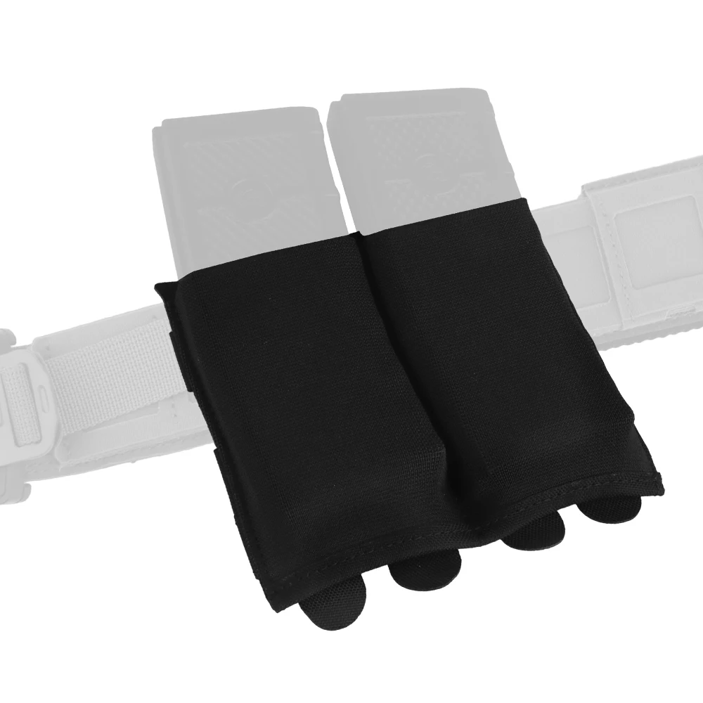 Bolsa Mgazine doble elástica 5,56, bolsa de almacenamiento ligera táctica, chaleco de caza, soporte Molle, cuchillo, antorcha, bolsa de torniquete - imagen 3