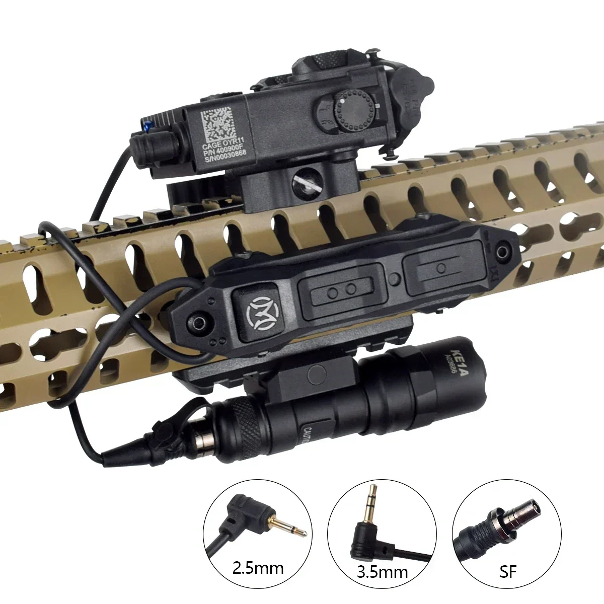 SureFire PEQ-15 DBAL-A2 Interruptor táctico remoto - imagen 5