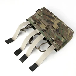 Emersongear, bolsa para revistas con tapa abierta Triple de 762mm, bolsa Mag, Panel para Rifle, caza, senderismo, combate, Trekking, nailon EM9062