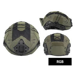 DMGear Cubierta Casco Balístico Verde MOLLE – Equipo Táctico Airsoft