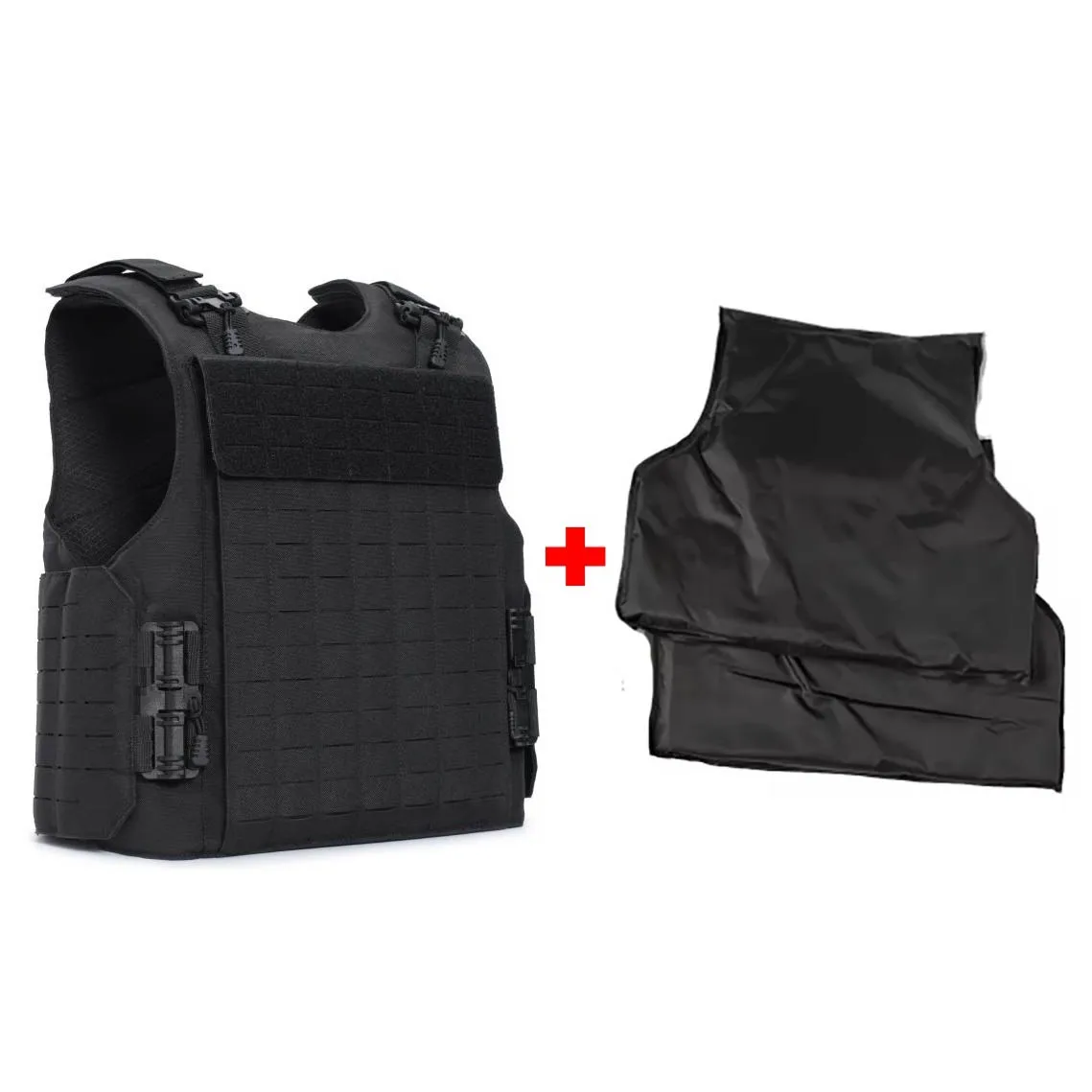 Chaleco táctico MOLLE protector anti puñaladas de liberación rápida