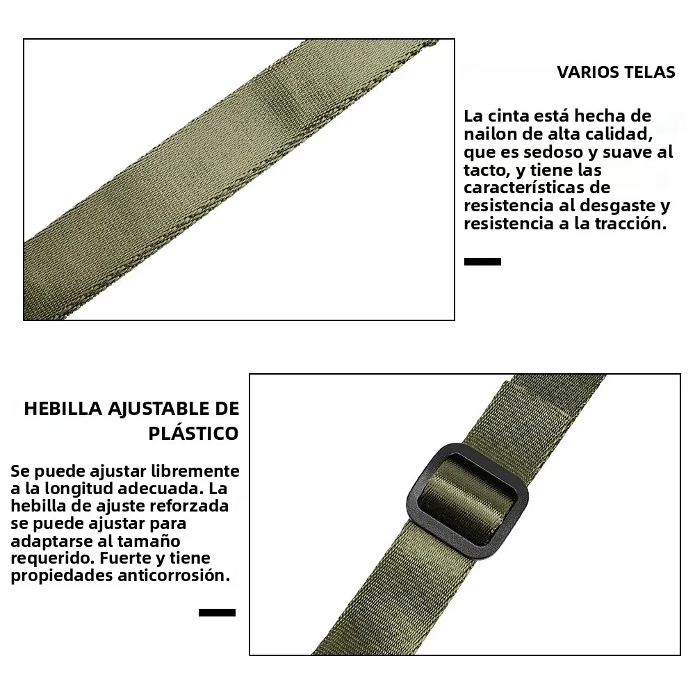 Eslinga táctica para Rifle de misión MS2, cuerda ajustable de doble punto, correa de seguridad para pistola, cordón multifunción CS - imagen 4