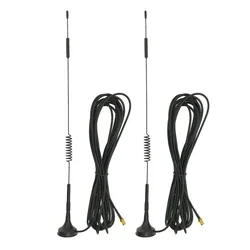 Antena magnética 4G SMA macho con cable extensión para router