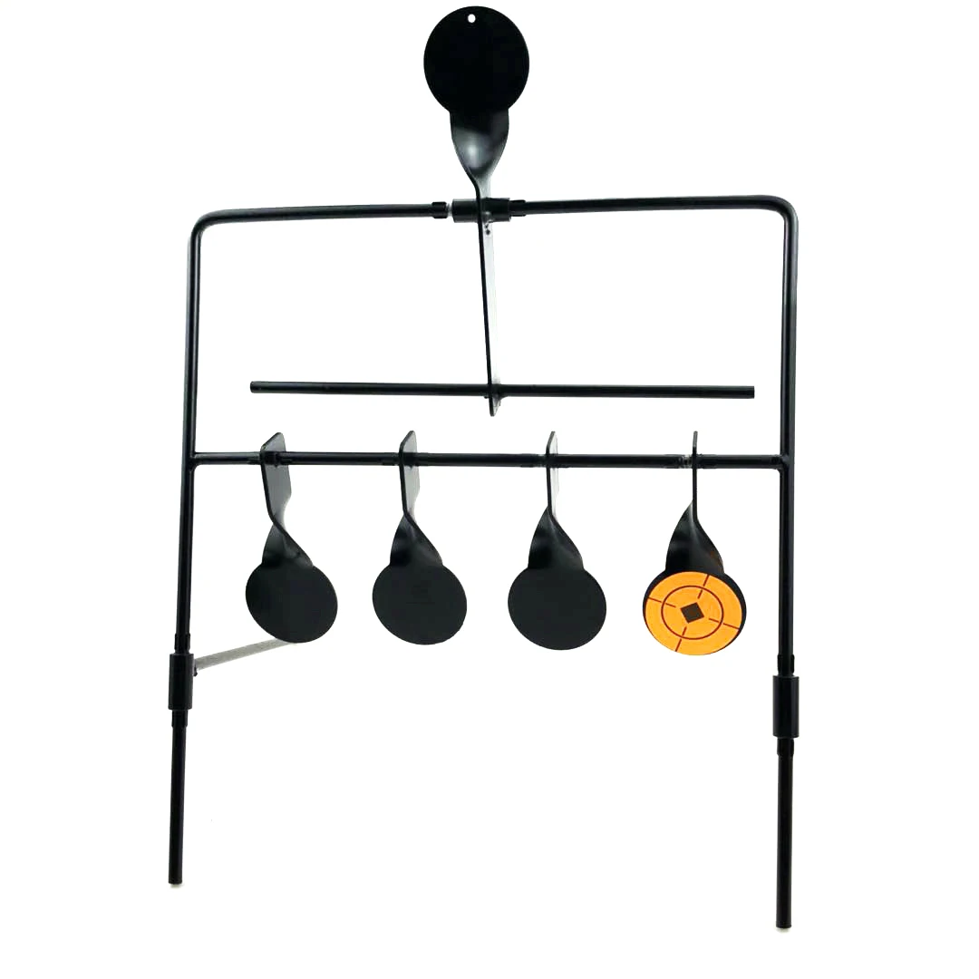 Objetivo de disparo al aire libre Reajuste de objetivo de pistola de aire giratoria para tiro al aire libre y configuración de rango fácil - imagen 5