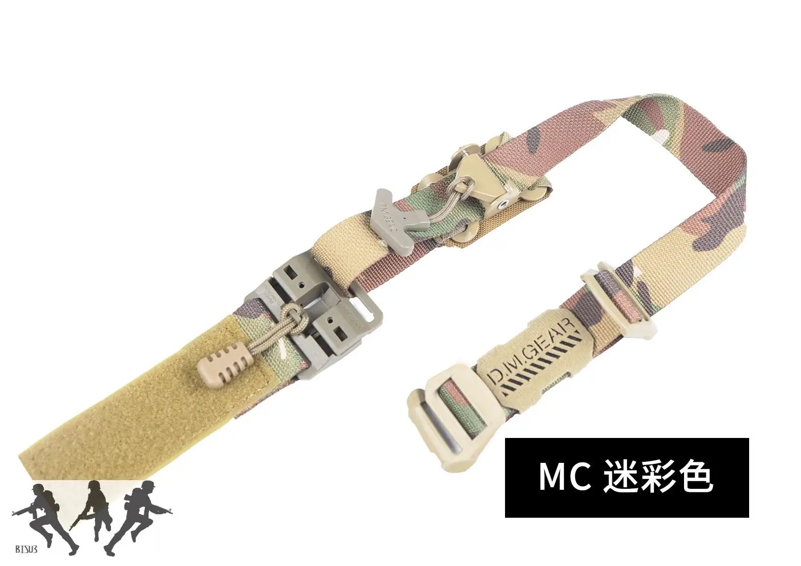 Herramienta táctica de ajuste rápido, correa lanzadora de cinturón de fijación adecuada para chaleco táctico, dispositivo de fijación de herramientas de caza - imagen 4