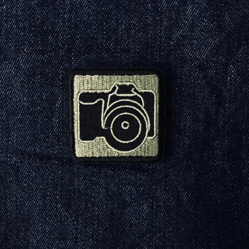 Parches de Velcro bordados de cocodrilo para morder, insignia de moral para exteriores, brazalete de hombre salvaje, accesorios tácticos, pegatina de mochila - imagen 4