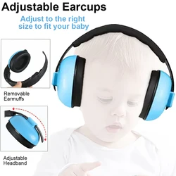 Protección para los oídos de bebé, auriculares con cancelación de ruido, orejeras para niños pequeños, camilla para los oídos para dormir, tapones para los oídos para dormir, 1 ud.