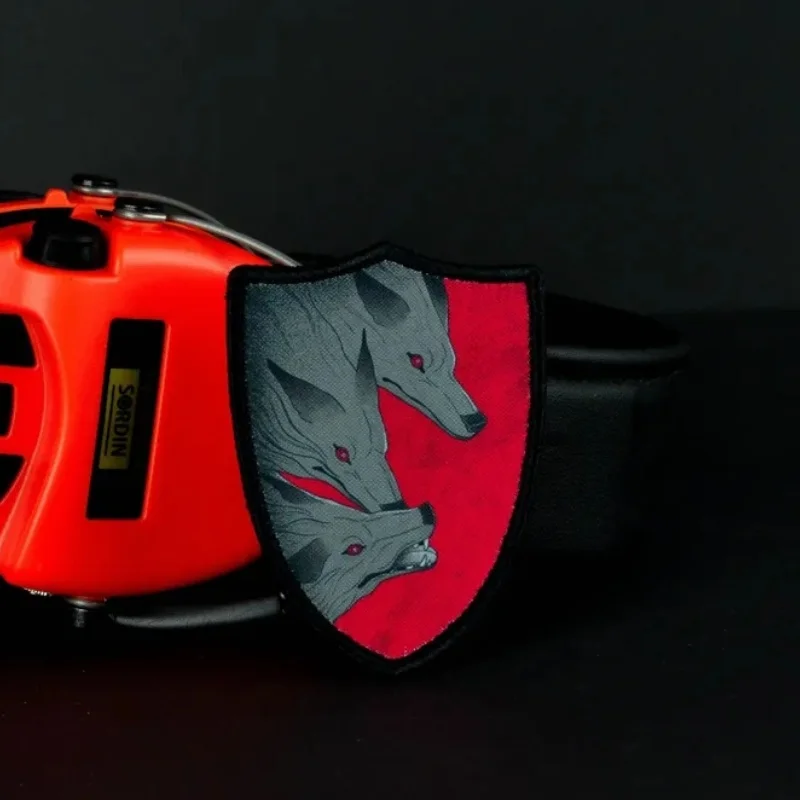 Parches tácticos de moral de Hellhound, parche impreso de gancho y bucle divertido, insignia militar, brazalete, pegatinas de mochila - imagen 4