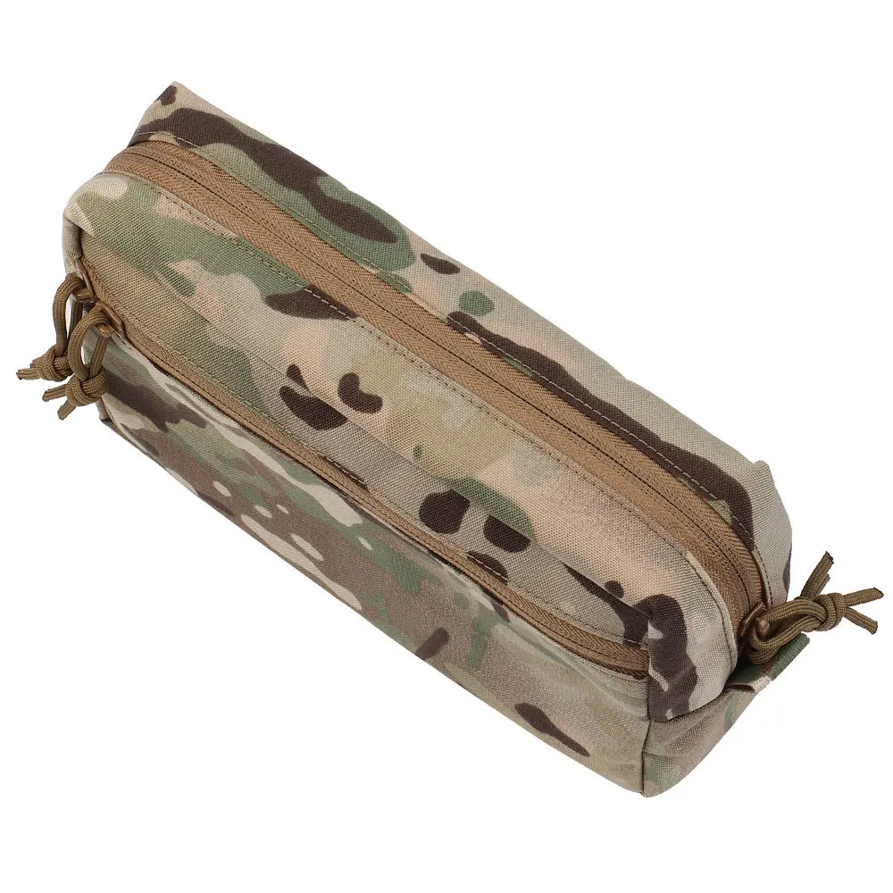 Bolsa táctica grande GP ancha MOLLE Panel trasero integrado, bolsillo de malla de bucle de 2 pulgadas, almacenamiento NVG para LV119, portador de placa, cinturón de combate - imagen 4