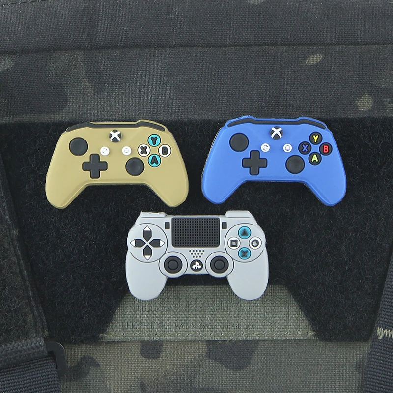Gamepads PVC parche juego sobre insignia de goma táctica para bolsa DIY ropa chaleco decoración - imagen 3