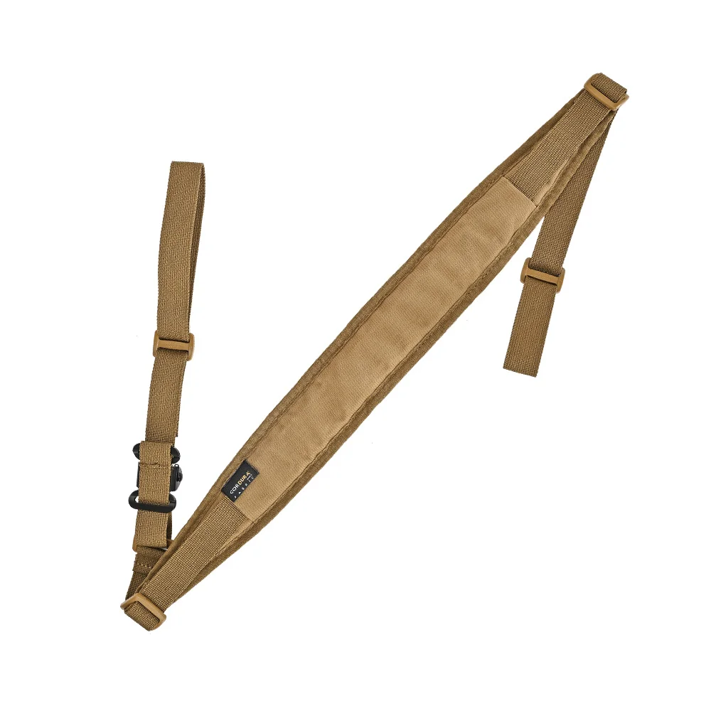 Cabestrillo de Rifle Modular de 2 puntos, lengüeta de tracción ajustable, cómoda correa de hombro acolchada, accesorios de caza de Paintball para arma de juego de guerra - imagen 2